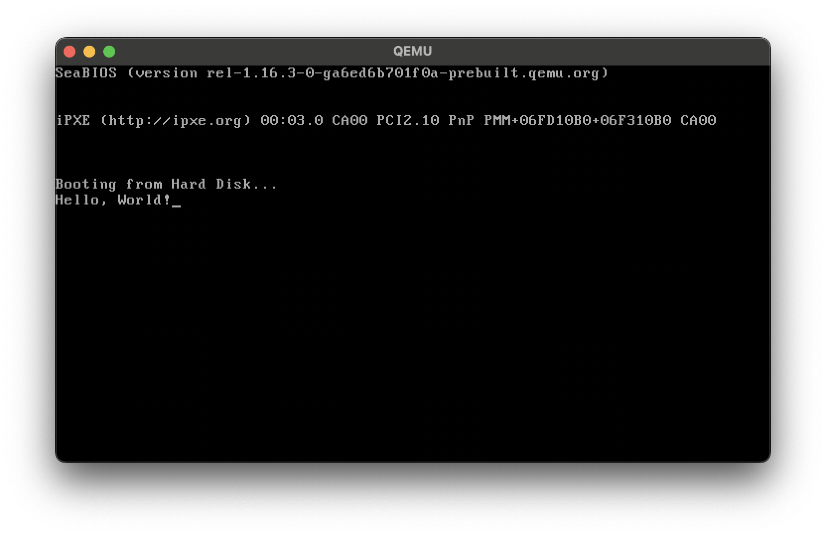 Program Outout